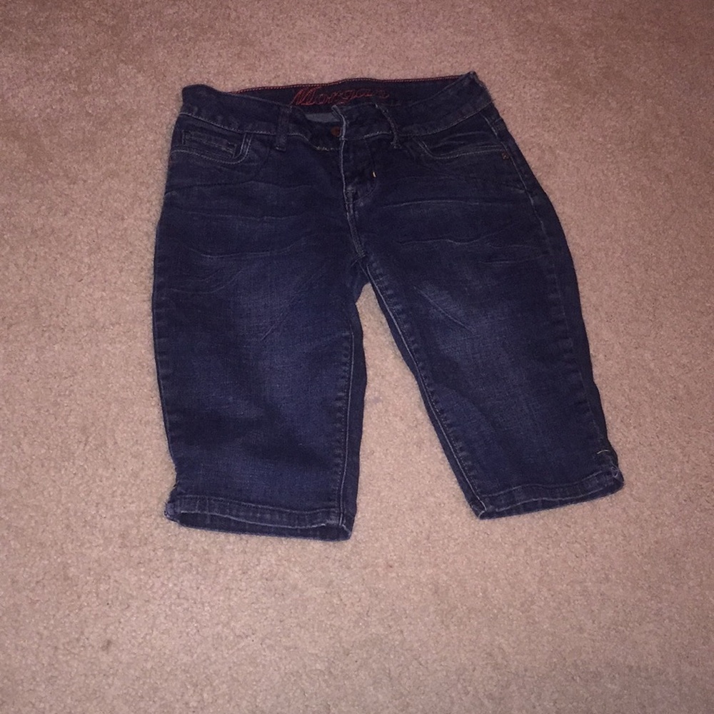 Denim shorts